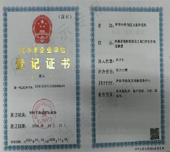 洛陽開云·kaiyun養(yǎng)老院登記證書